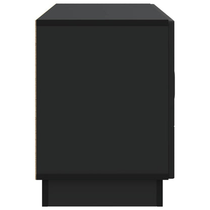 vidaXL TV Cabinet Black 99 x 34.5 x 47 cm Engineered Wood