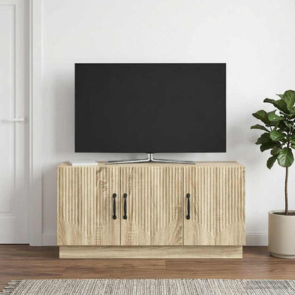 vidaXL TV Cabinet Sonoma Oak 99 x 34.5 x 47 cm Engineered Wood