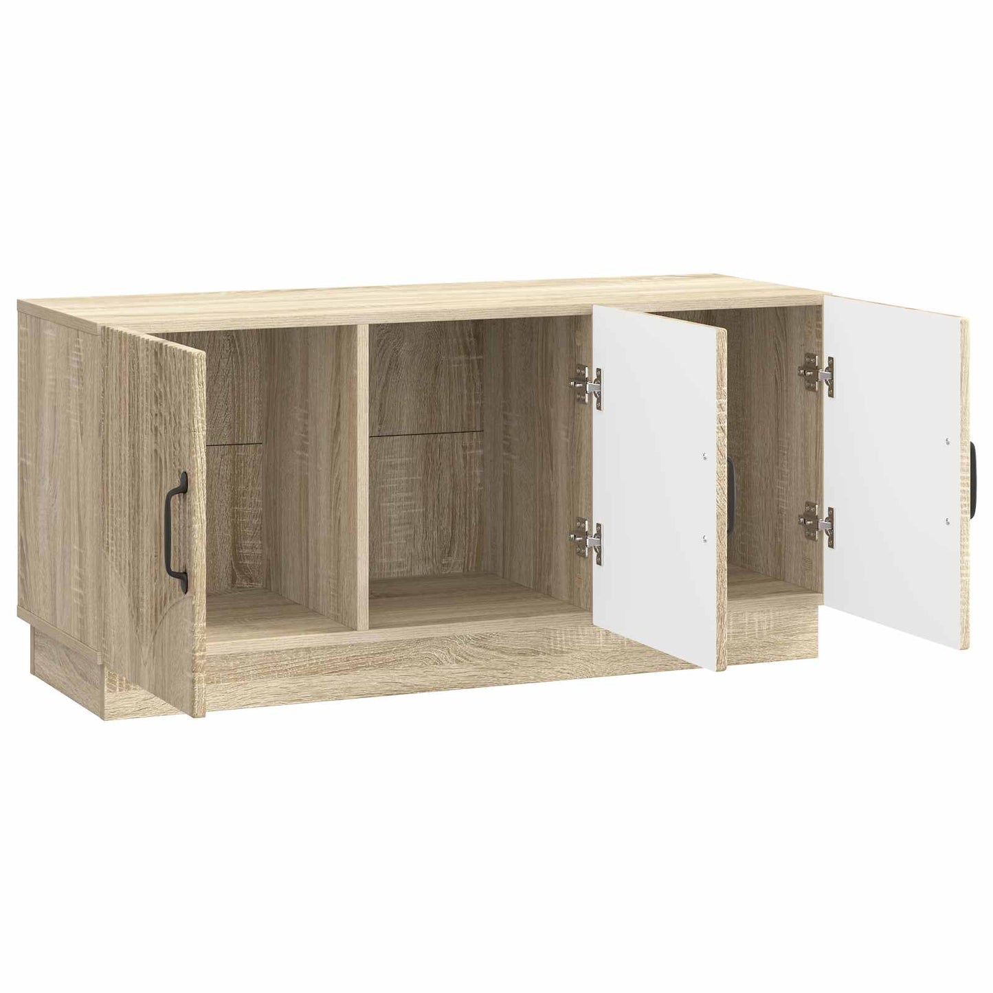 vidaXL TV Cabinet Sonoma Oak 99 x 34.5 x 47 cm Engineered Wood