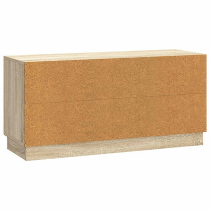 vidaXL TV Cabinet Sonoma Oak 99 x 34.5 x 47 cm Engineered Wood