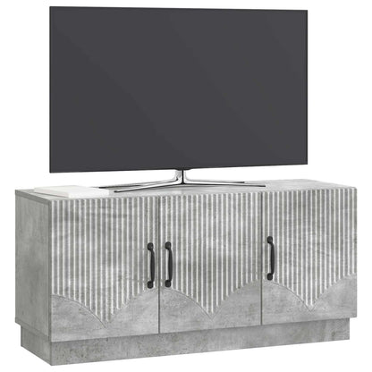 vidaXL TV Cabinet Concrete Grey 99 x 34.5 x 47 cm Engineered Wood