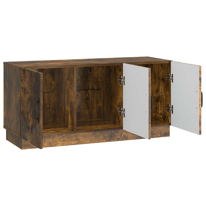 vidaXL TV Cabinet Smoked Oak 99 x 34.5 x 47 cm Engineered Wood