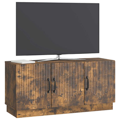 vidaXL TV Cabinet Smoked Oak 99 x 34.5 x 47 cm Engineered Wood