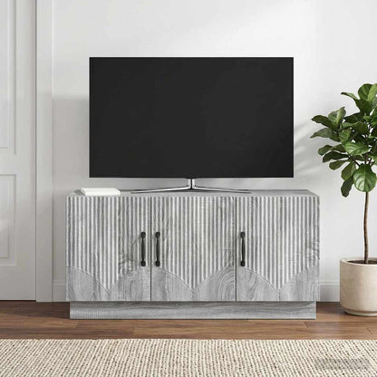 vidaXL TV Cabinet Grey Sonoma 99 x 34.5 x 47 cm Engineered Wood