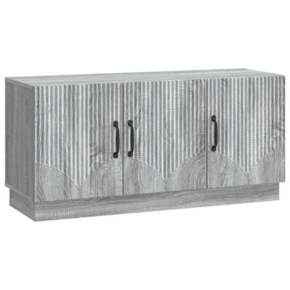 vidaXL TV Cabinet Grey Sonoma 99 x 34.5 x 47 cm Engineered Wood