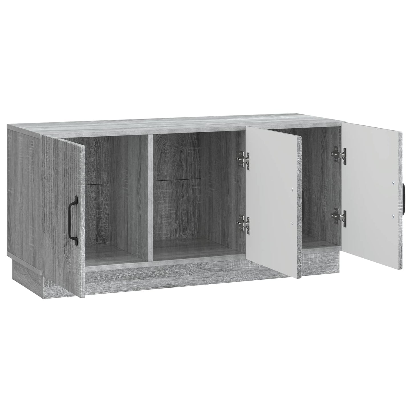 vidaXL TV Cabinet Grey Sonoma 99 x 34.5 x 47 cm Engineered Wood