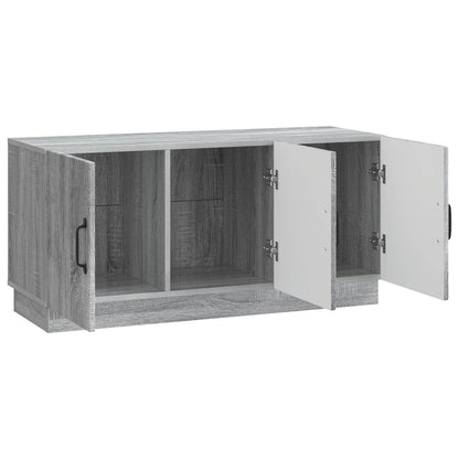 vidaXL TV Cabinet Grey Sonoma 99 x 34.5 x 47 cm Engineered Wood