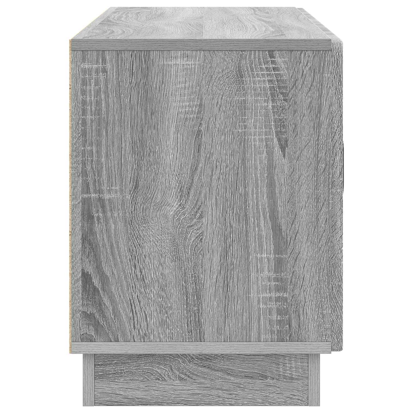 vidaXL TV Cabinet Grey Sonoma 99 x 34.5 x 47 cm Engineered Wood