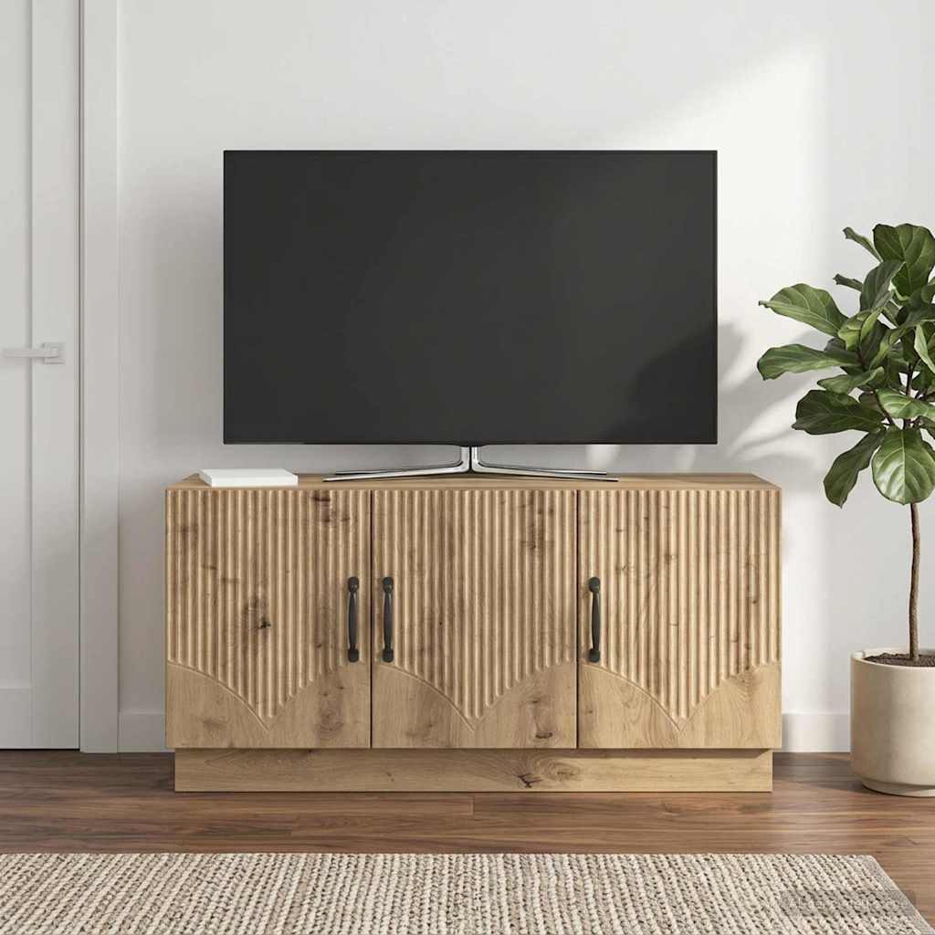 vidaXL TV Cabinet 99 x 34.5 x 47 cm Artisan Oak Engineered Wood