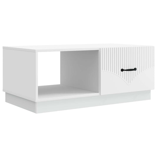 vidaXL Coffee Table White 90 x 50 x 37 cm Engineered Wood