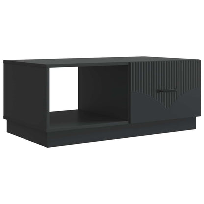 vidaXL Coffee Table Black 90 x 50 x 37 cm Engineered Wood