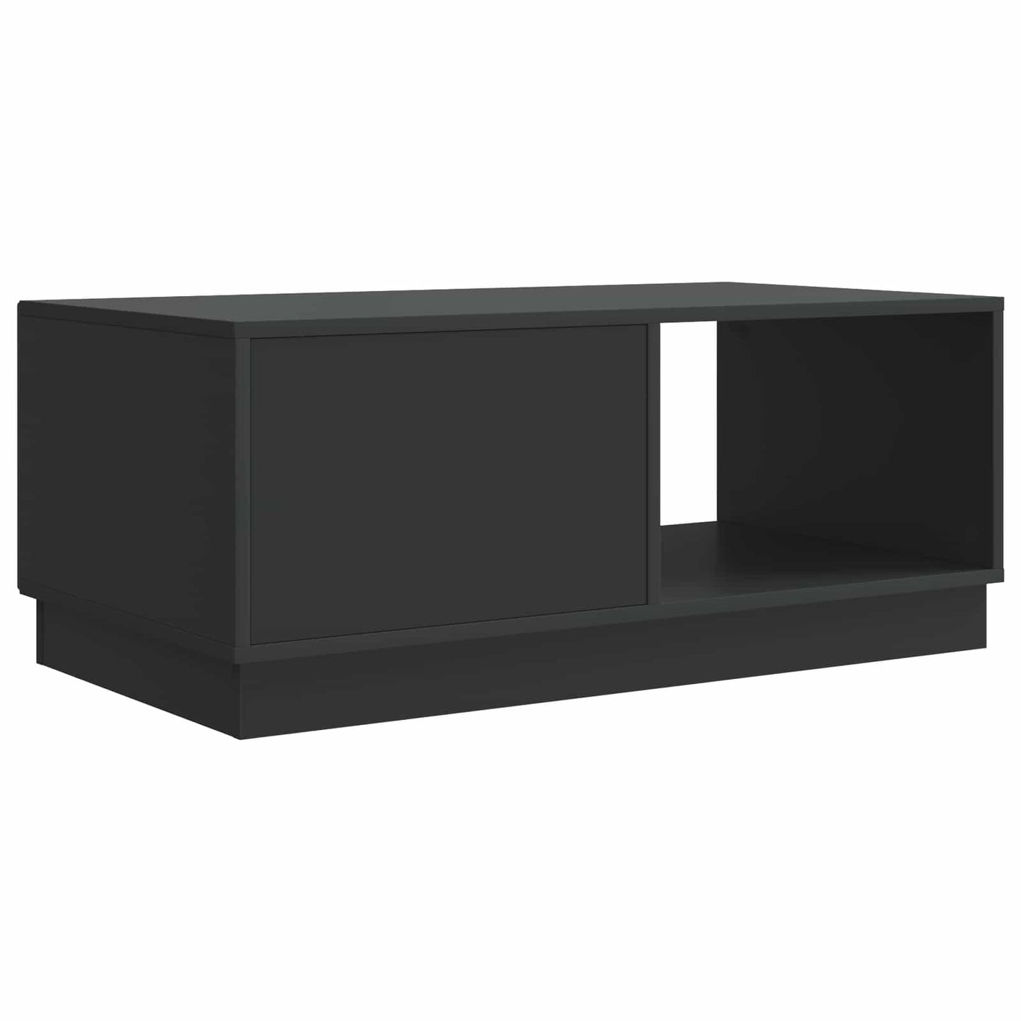 vidaXL Coffee Table Black 90 x 50 x 37 cm Engineered Wood