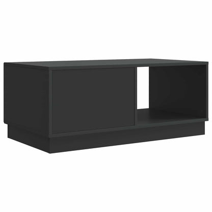 vidaXL Coffee Table Black 90 x 50 x 37 cm Engineered Wood
