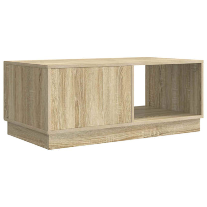 vidaXL Coffee Table Sonoma Oak 90 x 50 x 37 cm Engineered Wood