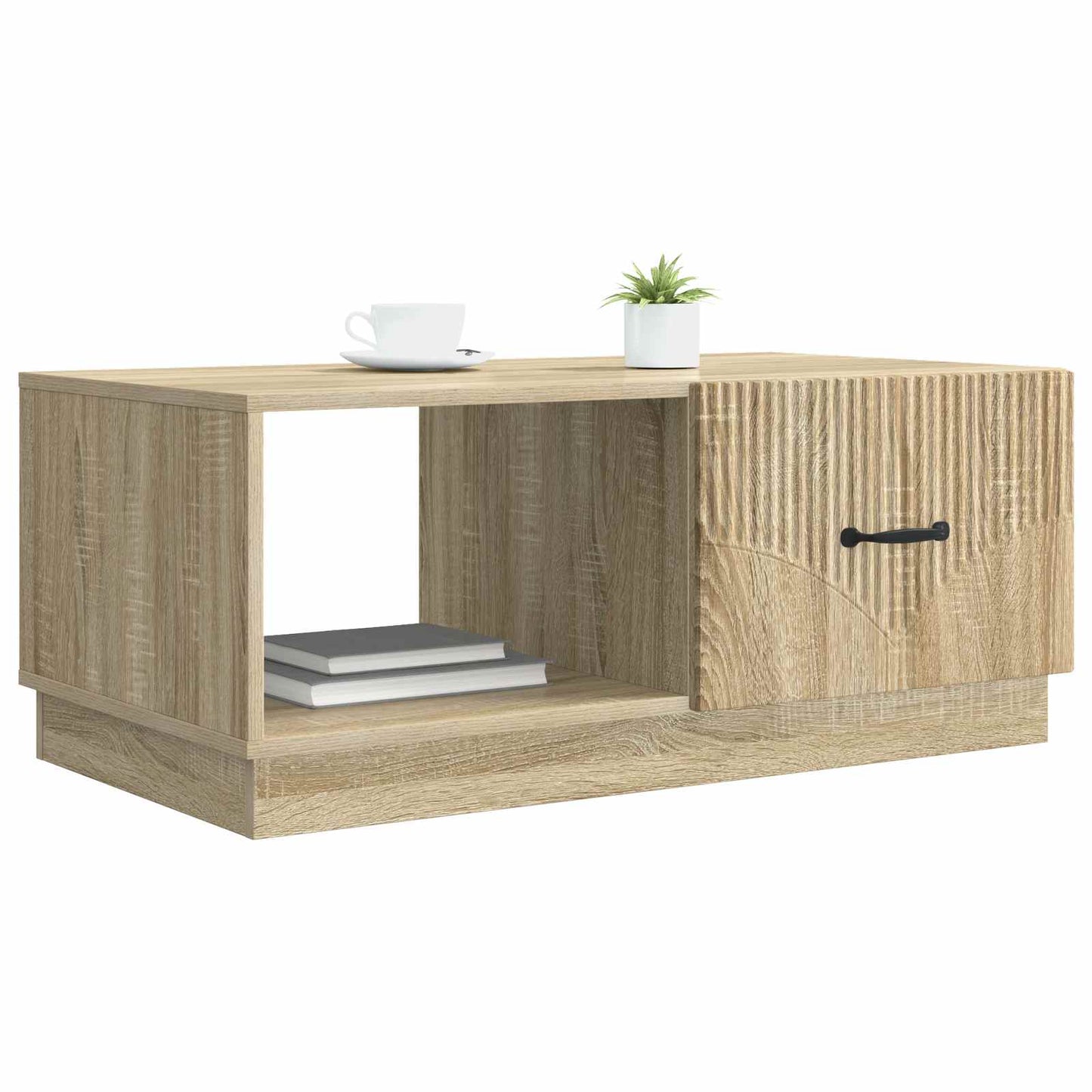 vidaXL Coffee Table Sonoma Oak 90 x 50 x 37 cm Engineered Wood