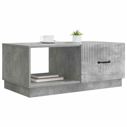 vidaXL Coffee Table Concrete Grey 90 x 50 x 37 cm Engineered Wood