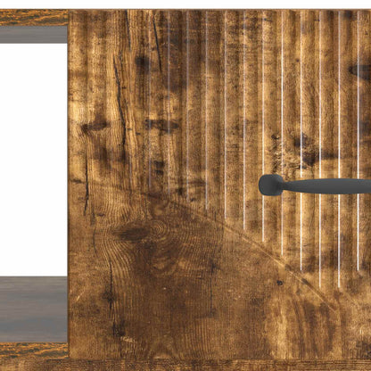 vidaXL Coffee Table Smoked Oak 90 x 50 x 37 cm Engineered Wood