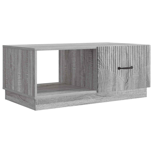 vidaXL Coffee Table Grey Sonoma 90 x 50 x 37 cm Engineered Wood