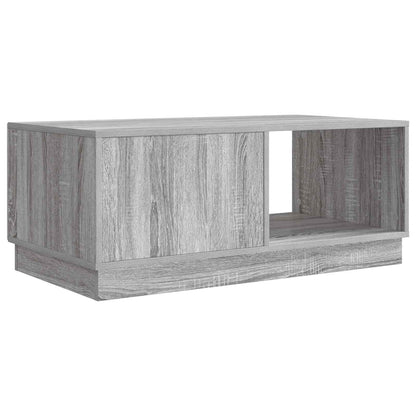 vidaXL Coffee Table Grey Sonoma 90 x 50 x 37 cm Engineered Wood