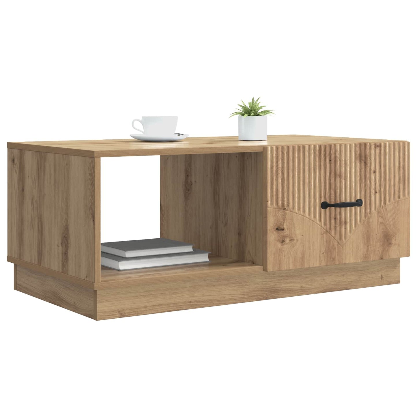 vidaXL Coffee Table Artisan Oak 90 x 50 x 37 cm Engineered Wood