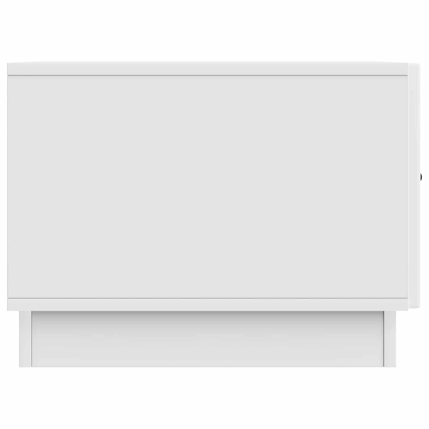 vidaXL Coffee Table with Drawer White 49 x 50 x 37 cm Engineered Wood