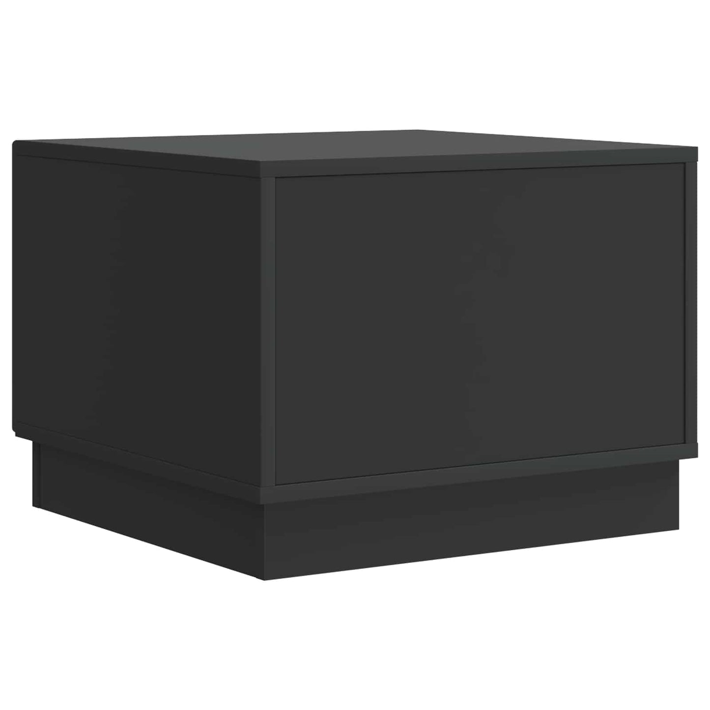 vidaXL Coffee Table Black 49 x 50 x 37 cm Engineered Wood
