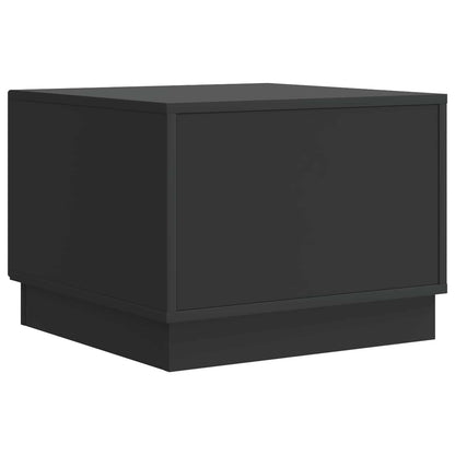 vidaXL Coffee Table Black 49 x 50 x 37 cm Engineered Wood