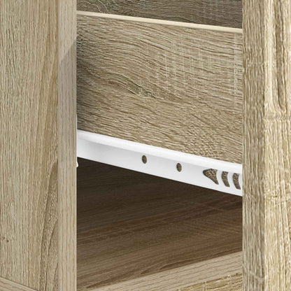 vidaXL Coffee Table Sonoma Oak 49 x 50 x 37 cm Engineered Wood