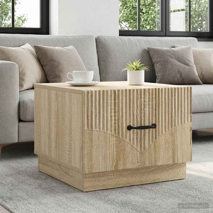 vidaXL Coffee Table Sonoma Oak 49 x 50 x 37 cm Engineered Wood
