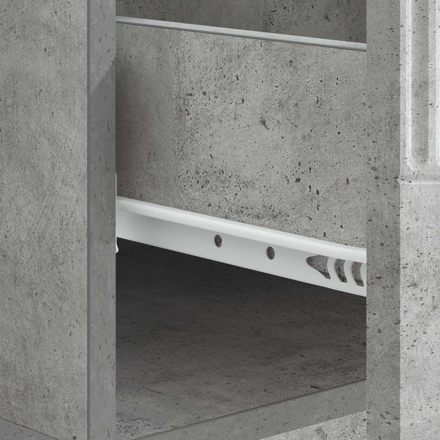 vidaXL Coffee Table Concrete Grey 49 x 50 x 37 cm Engineered Wood
