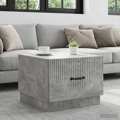 vidaXL Coffee Table Concrete Grey 49 x 50 x 37 cm Engineered Wood