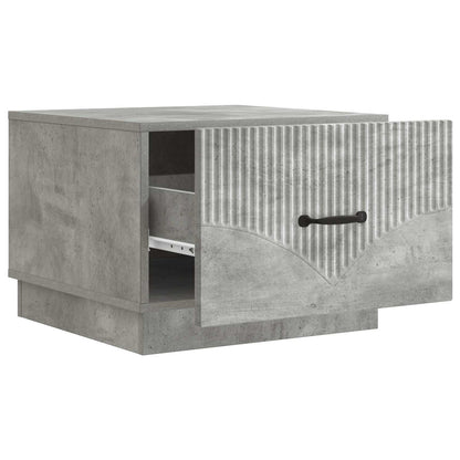 vidaXL Coffee Table Concrete Grey 49 x 50 x 37 cm Engineered Wood