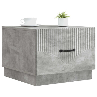 vidaXL Coffee Table Concrete Grey 49 x 50 x 37 cm Engineered Wood