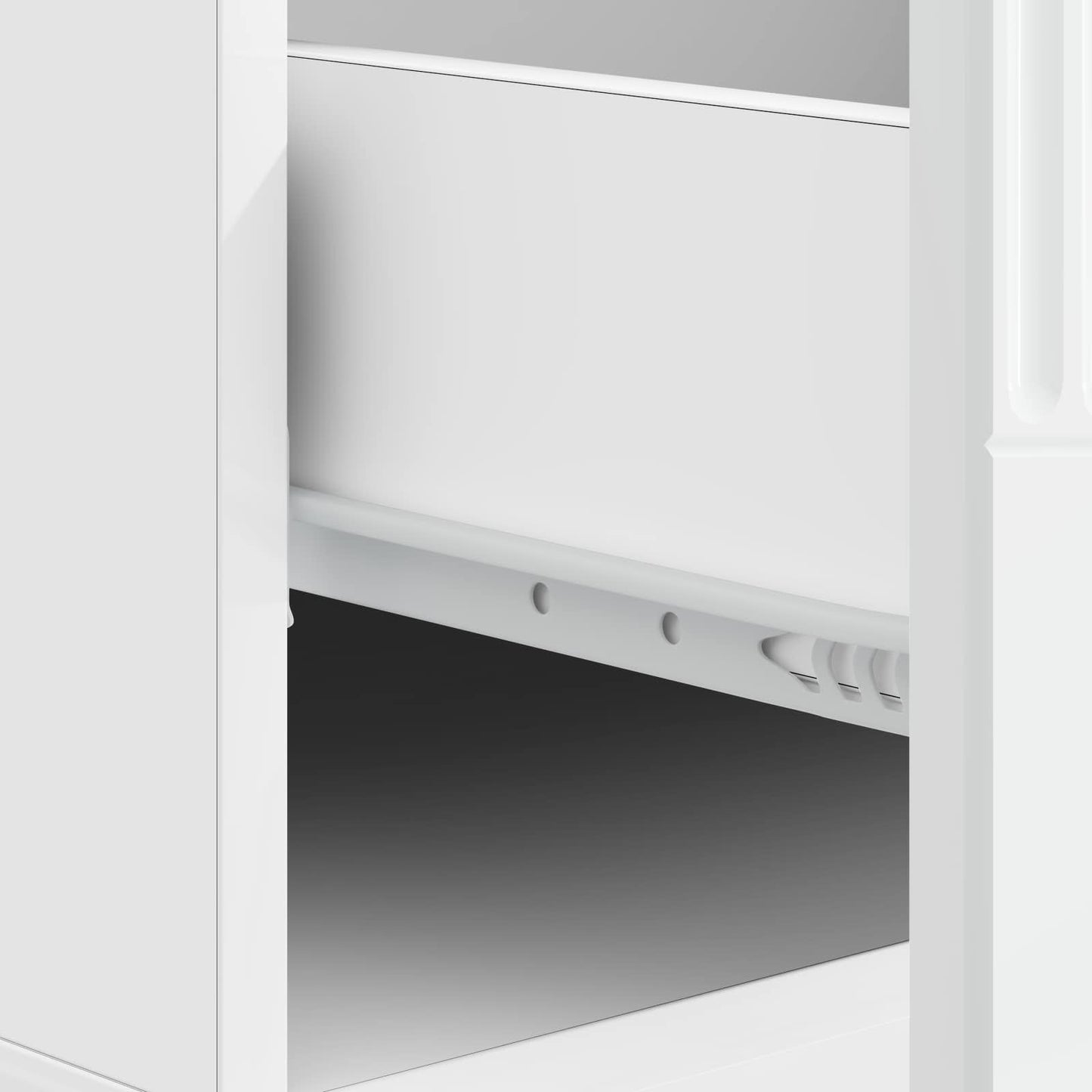 vidaXL Coffee Table High Gloss White 49 x 50 x 37 cm Engineered Wood