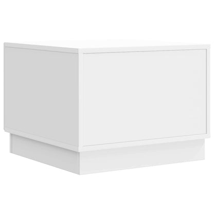 vidaXL Coffee Table High Gloss White 49 x 50 x 37 cm Engineered Wood