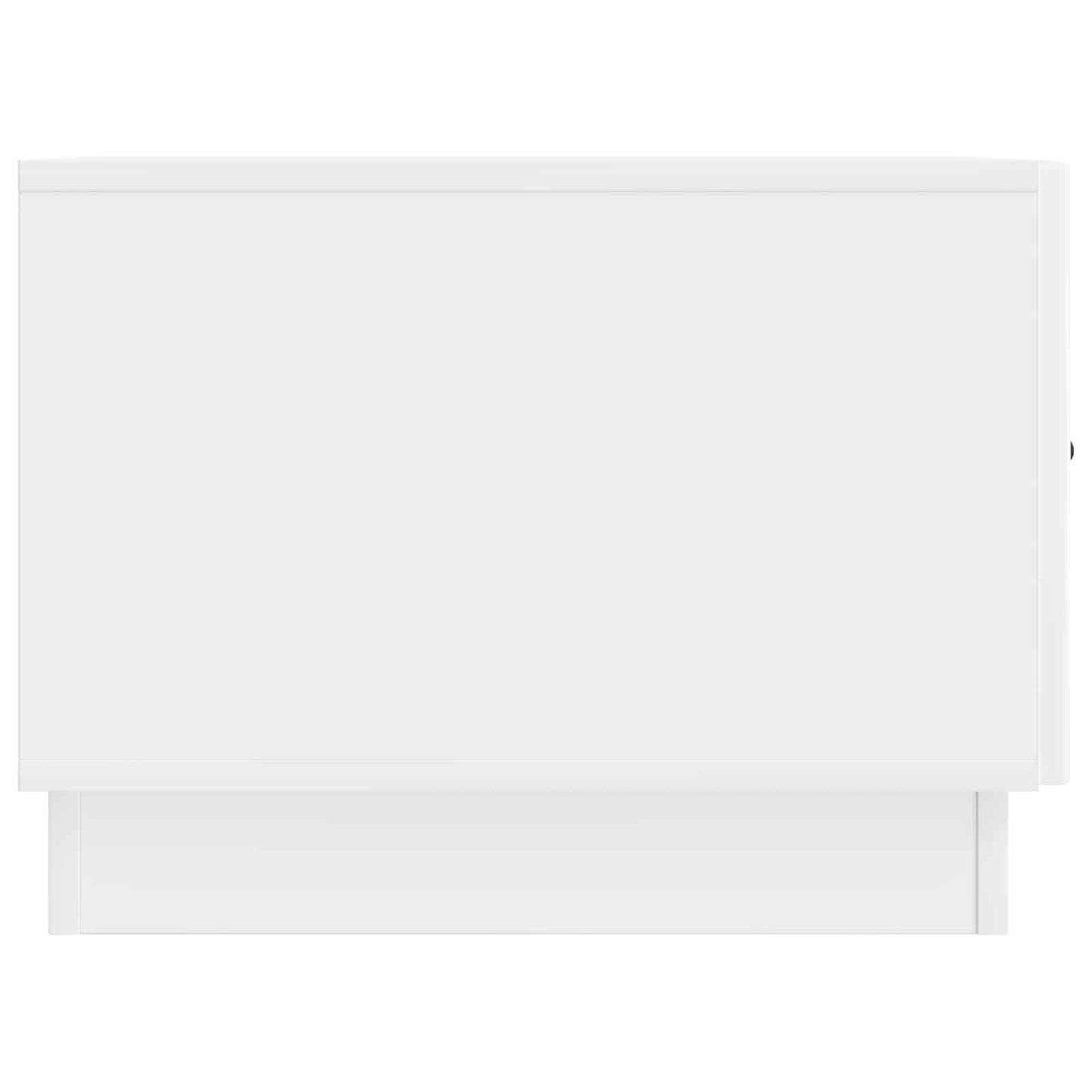 vidaXL Coffee Table High Gloss White 49 x 50 x 37 cm Engineered Wood