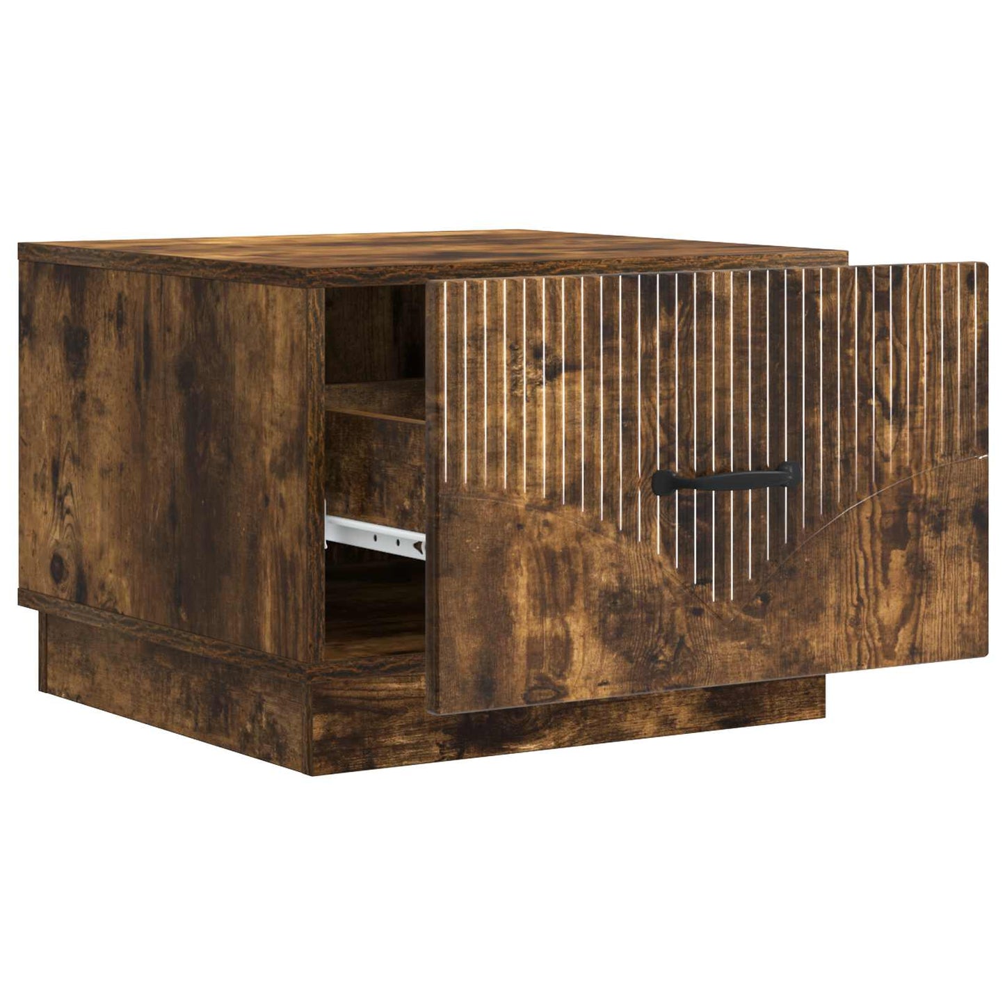 vidaXL Coffee Table Smoked Oak 49 x 50 x 37 cm Engineered Wood