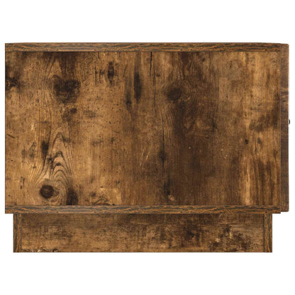 vidaXL Coffee Table Smoked Oak 49 x 50 x 37 cm Engineered Wood