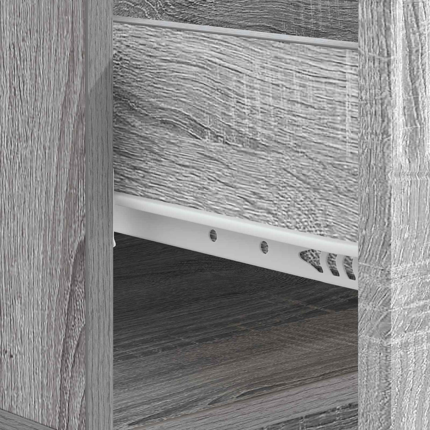 vidaXL Coffee Table Grey Sonoma 49 x 50 x 37 cm Engineered Wood
