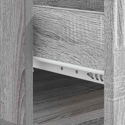 vidaXL Coffee Table Grey Sonoma 49 x 50 x 37 cm Engineered Wood