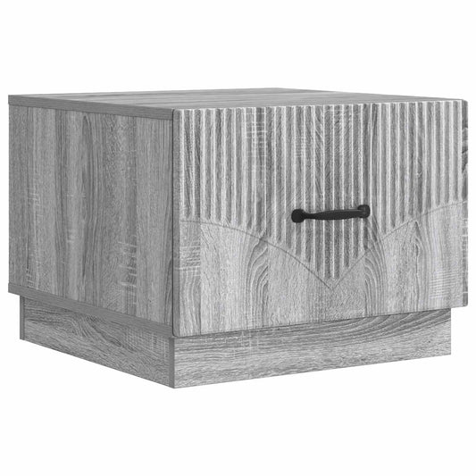 vidaXL Coffee Table Grey Sonoma 49 x 50 x 37 cm Engineered Wood