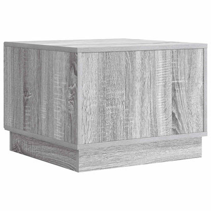 vidaXL Coffee Table Grey Sonoma 49 x 50 x 37 cm Engineered Wood