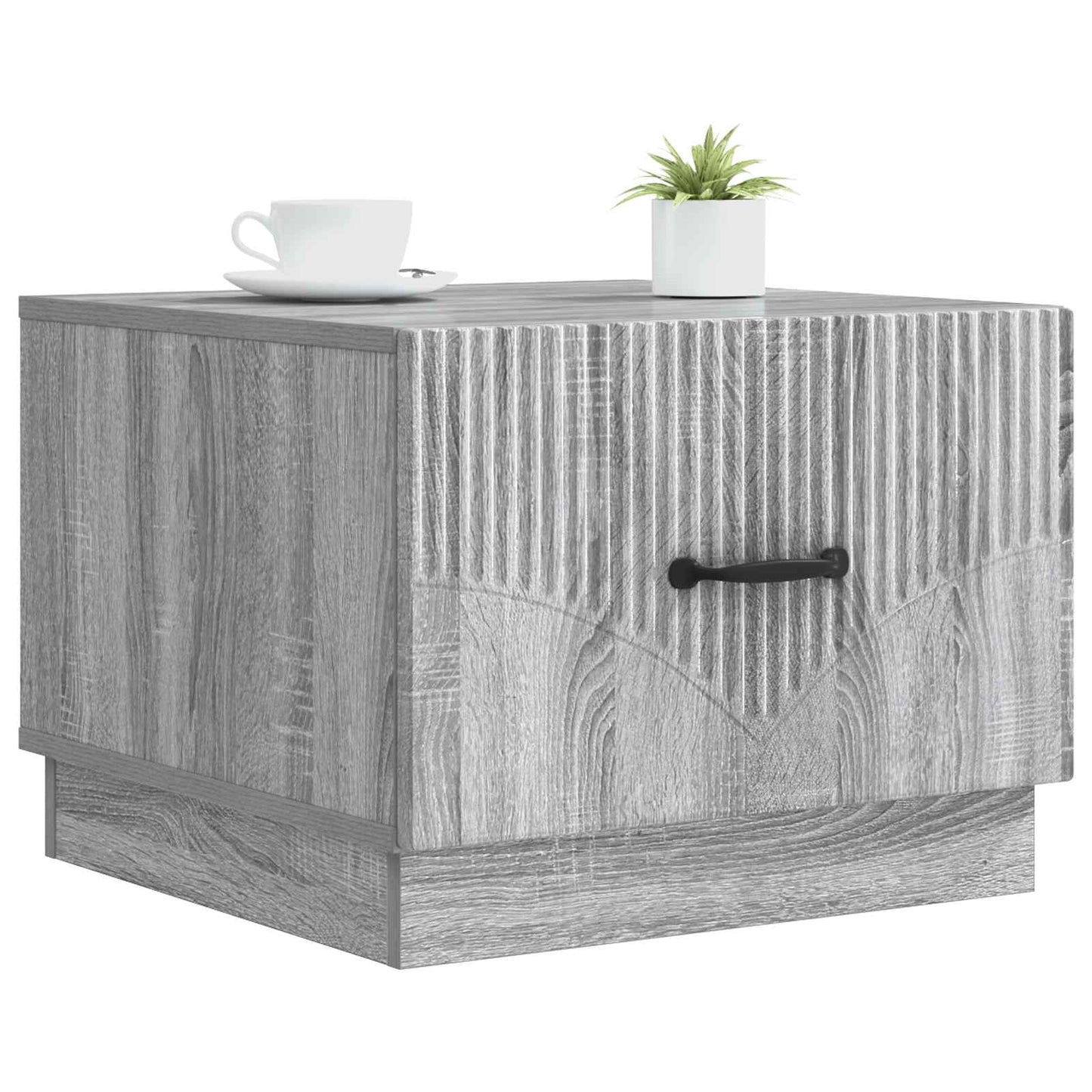 vidaXL Coffee Table Grey Sonoma 49 x 50 x 37 cm Engineered Wood