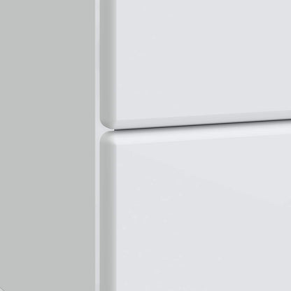 vidaXL Bedside Cabinet White 43 x 34.5 x 47.5 cm Engineered Wood