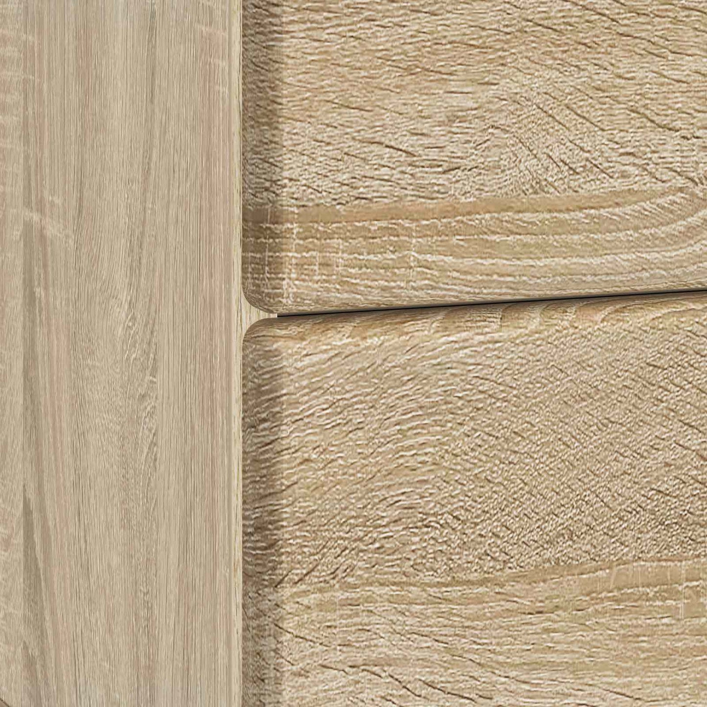 vidaXL Bedside Cabinet 2 pcs Sonoma Oak 43 x 34.5 x 47.5 cm