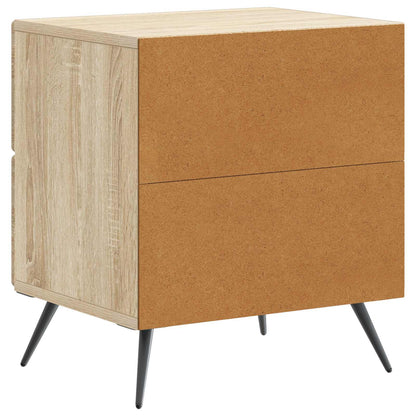 vidaXL Bedside Cabinet 2 pcs Sonoma Oak 43 x 34.5 x 47.5 cm