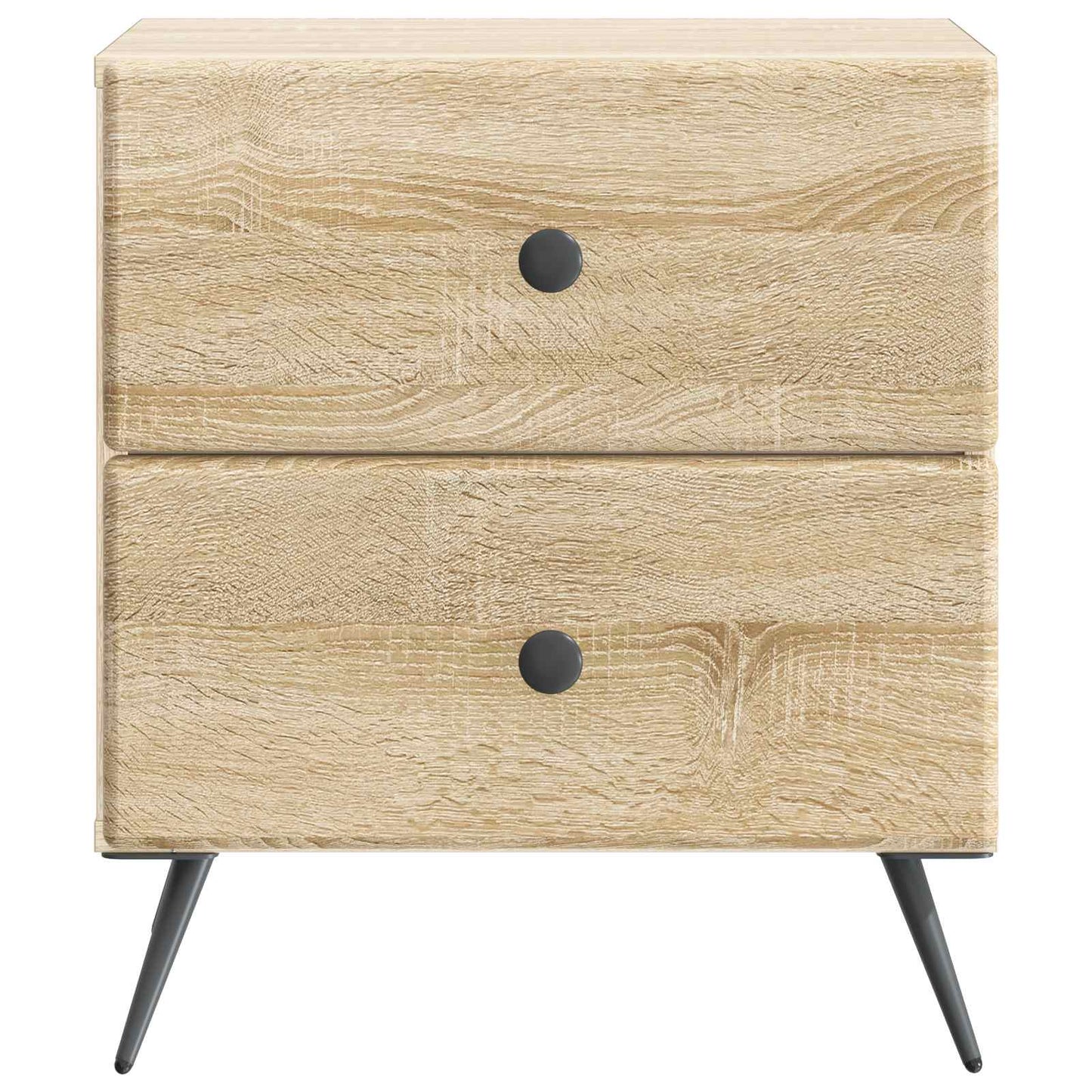 vidaXL Bedside Cabinet 2 pcs Sonoma Oak 43 x 34.5 x 47.5 cm