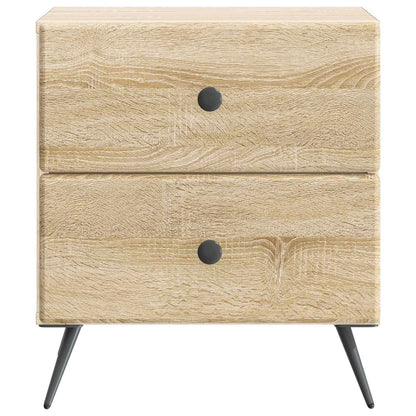 vidaXL Bedside Cabinet 2 pcs Sonoma Oak 43 x 34.5 x 47.5 cm