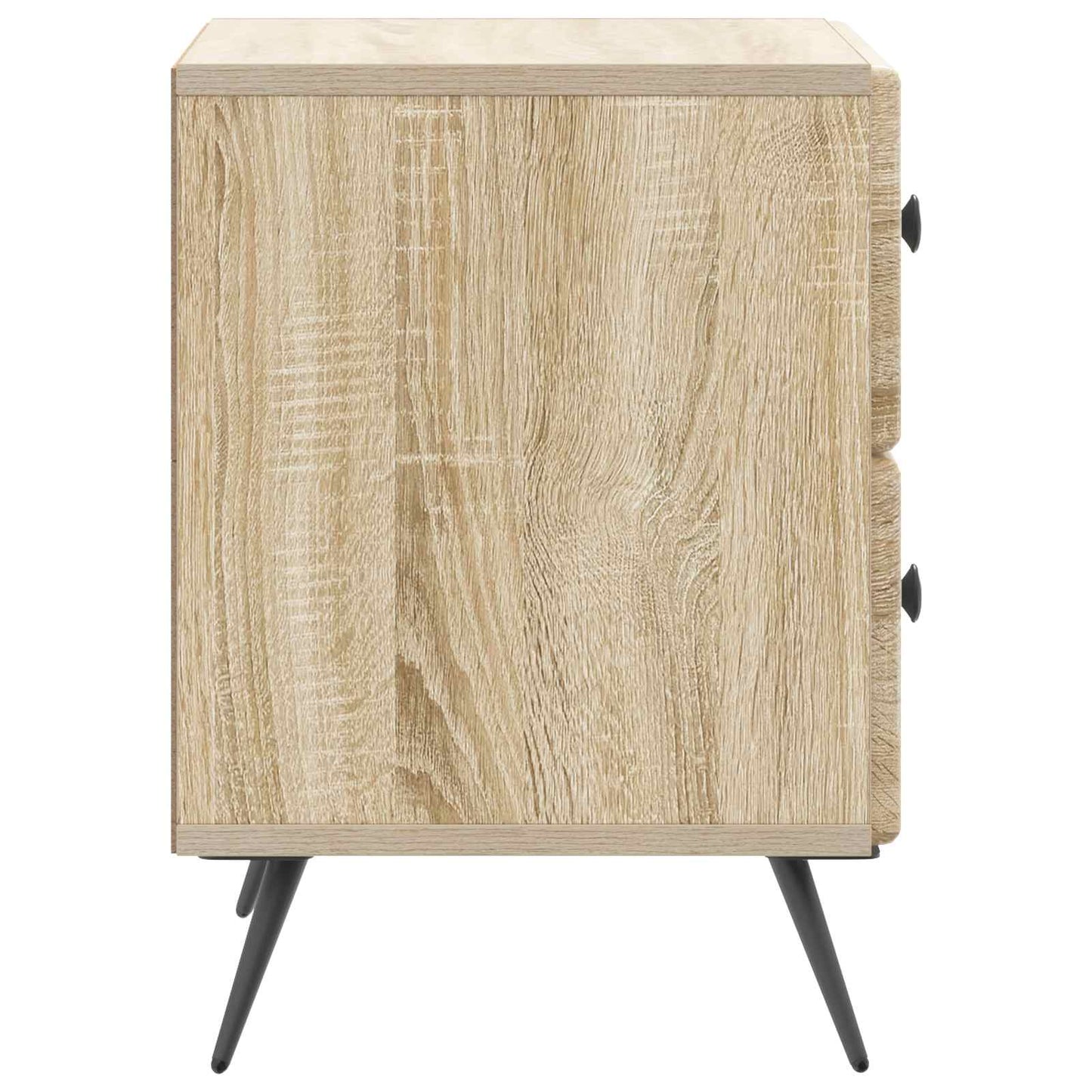 vidaXL Bedside Cabinet 2 pcs Sonoma Oak 43 x 34.5 x 47.5 cm