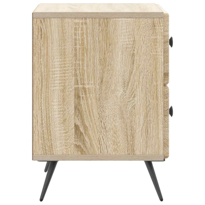 vidaXL Bedside Cabinet 2 pcs Sonoma Oak 43 x 34.5 x 47.5 cm